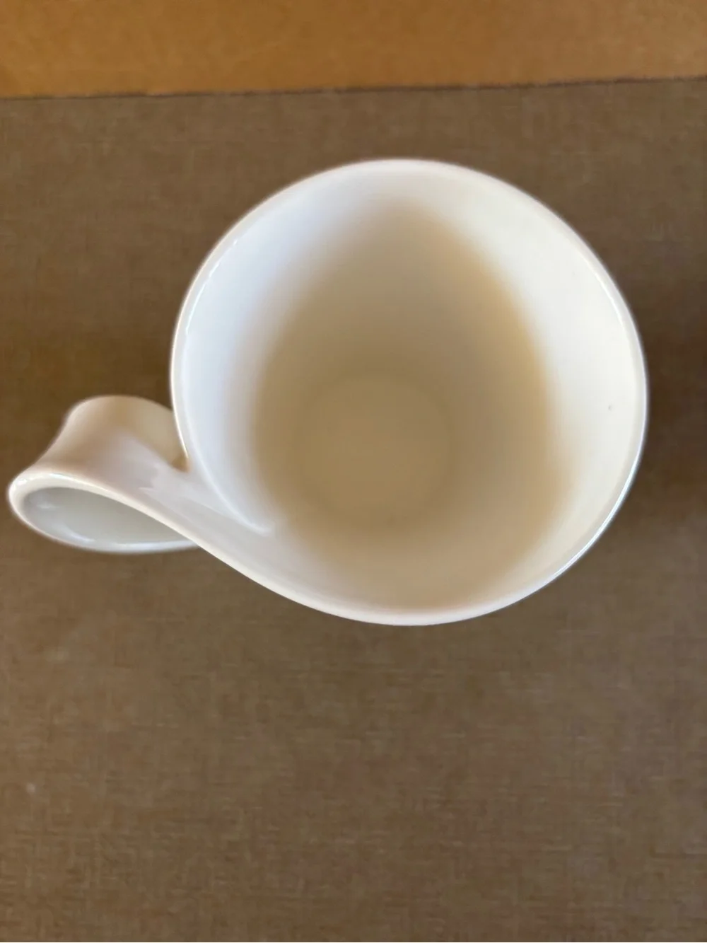 Villeroy & Boch White Cup with Green Fish Motif